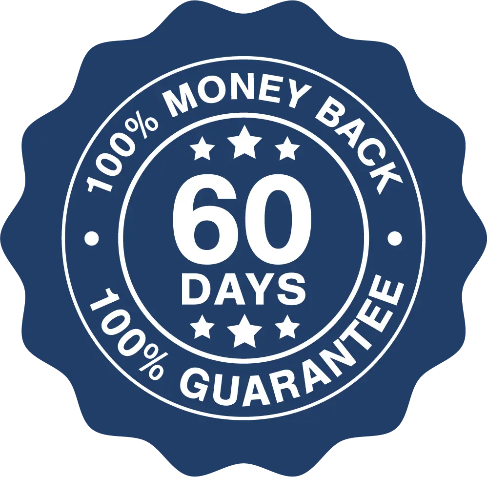 MaxForce 60-Day Money Back Guarantee Badge